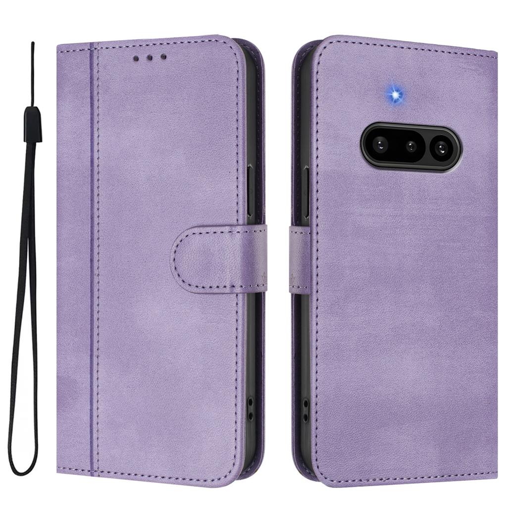 Pentru Nimic Telefon (3a) Huse Portofel Suport Textură Retro Piele Husă Telefon cu Șnur