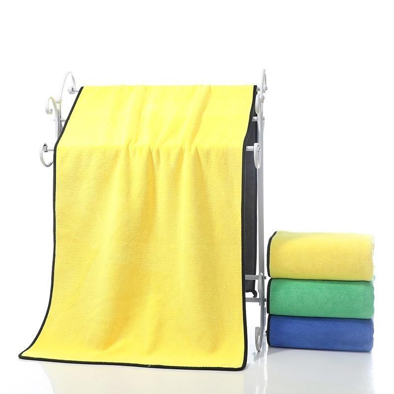 Haustierhandtuch, saugfähiges Badetuch, weich, fusselfrei, Badetücher für Hunde und Katzen, saugfähig, schnell trocknend, kleines dickes Handtuch, spezielle Haustierprodukte