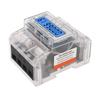 Energy Meter 3 Phase 4 Wire Backlit LCD Display DIN Rail Installation Electricity Meter 10‑100A 230 400VAC