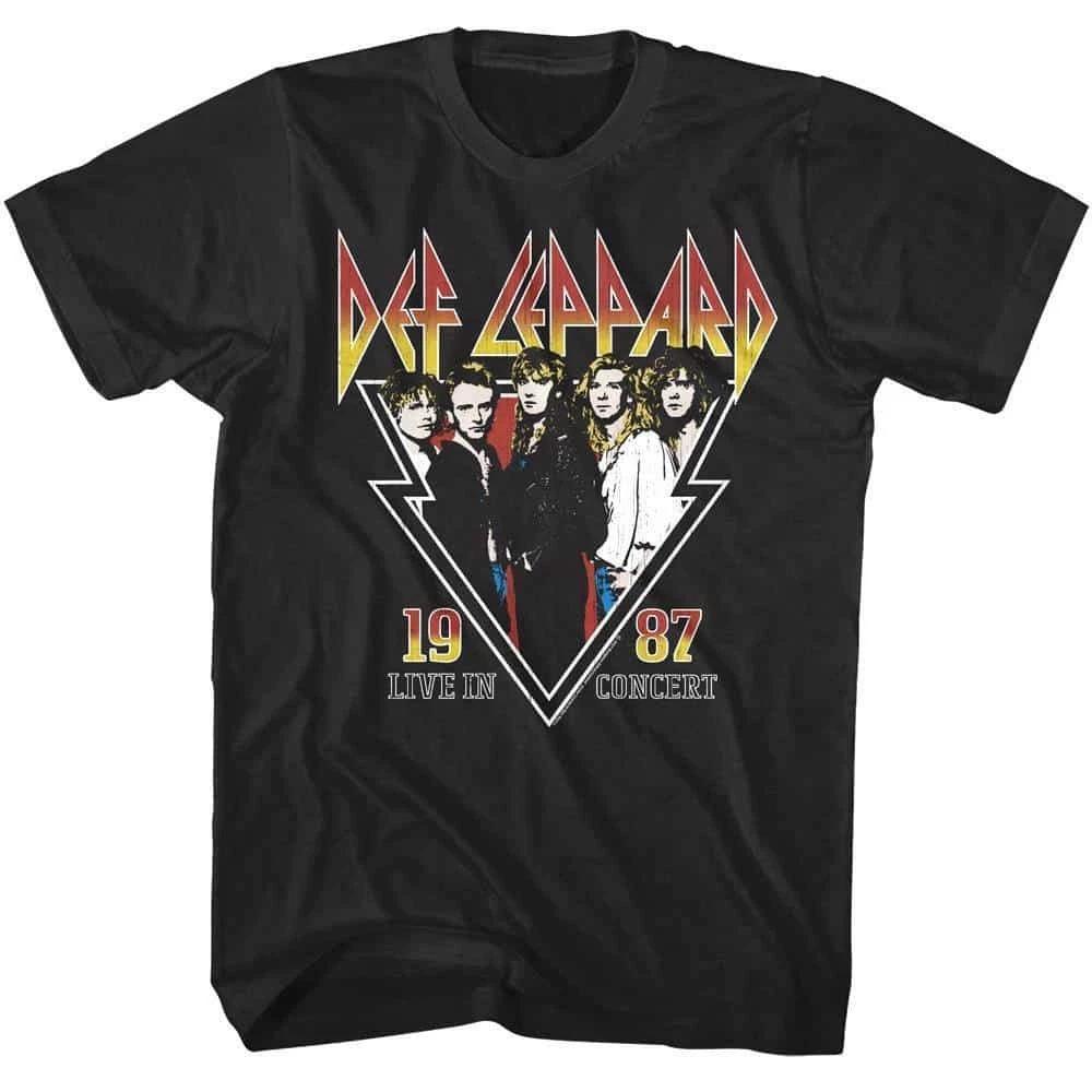 

Def Leppard Live in Concert 1987 Men s T Shirt S