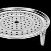 Mini Skater 1 Pack Stainless Steel Steamer Rack Stand Thicken Pressure Cooker Canning Racks with Detachable Legs for Stock Pot Steaming Tray Pans