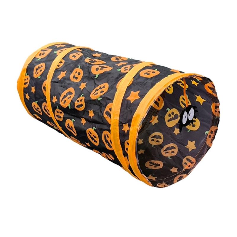 

Compactable Cats Tunnel Spring Tube Tunnels Foldable Toy Relieve Boredom for Indoor Kitten Rabbits Puppies 1