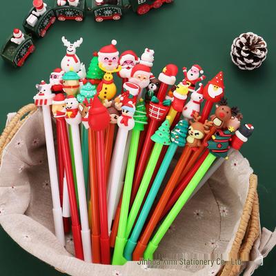 Penna a sfera natalizia di Babbo Natale - Cancelleria per studenti carina e creativa