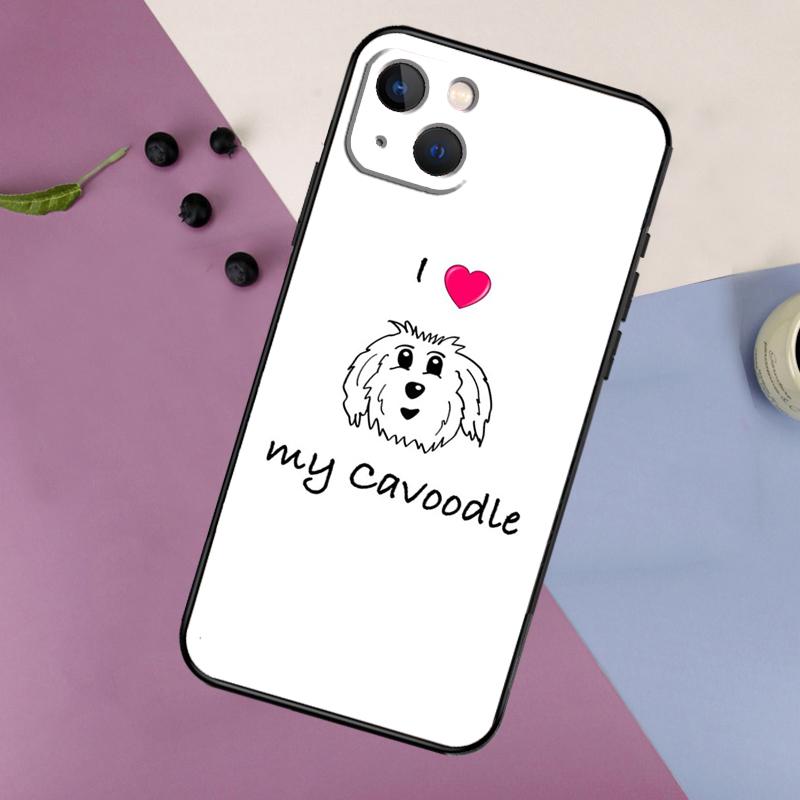 

Cartoon Cavoodle Cavapoo Case For iPhone 16 15 14 13 12 11 Pro Max Mini X XR XS Max 7 8 Plus 2 Bumper Cases Cover iPhone 11 Pro