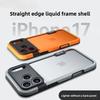 Capa de Celular Colorida com Borda de Silicone Macio e Estrutura Protetora Para IPhone 17 Pro Max Air 16 15 14 Plus 13 Proteção de Lente Capa à Prova de Choque