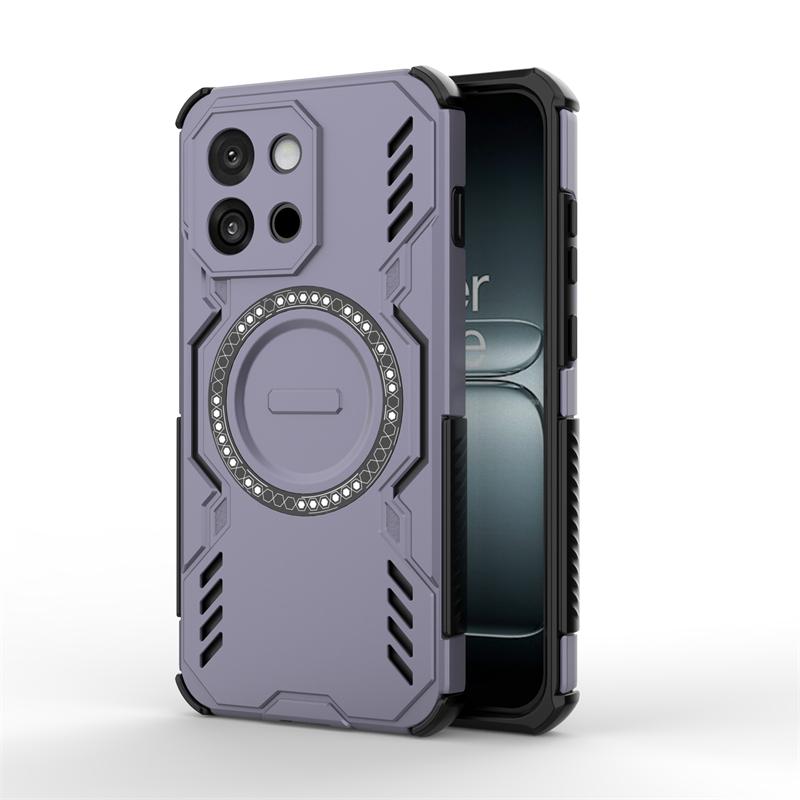 Shockproof Armor Case For OnePlus 13S Magnetic Adsorption Wireless Charge Cover OnePlus 13S Case For OnePlus 13S Case 6.32 inch