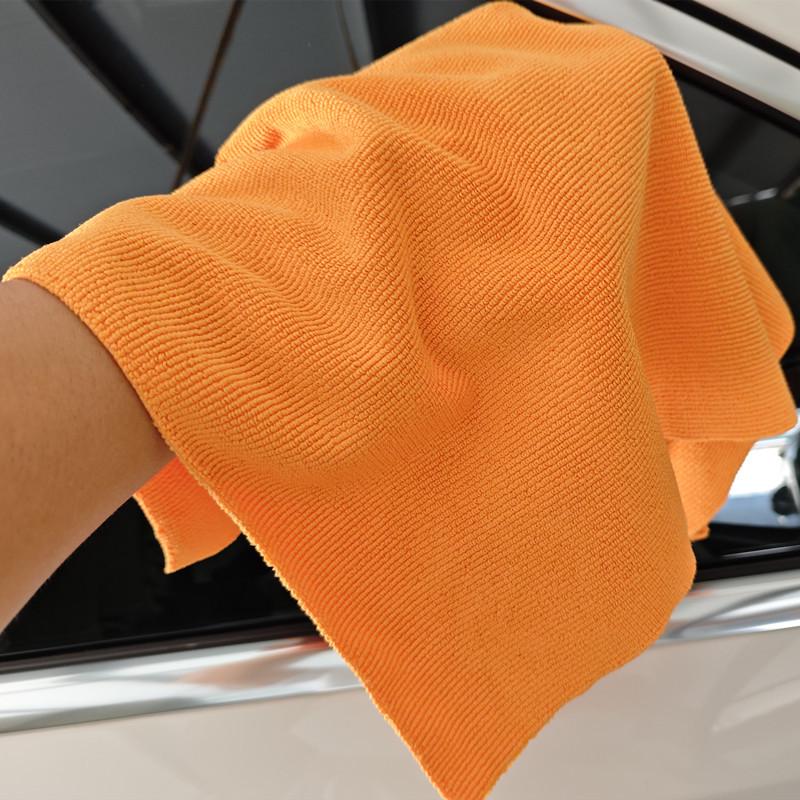 Large Pearl Fiber Microfiber Car Wash Towel - Double-Sided, Absorbent, Warp Knitted Cleaning Cloth