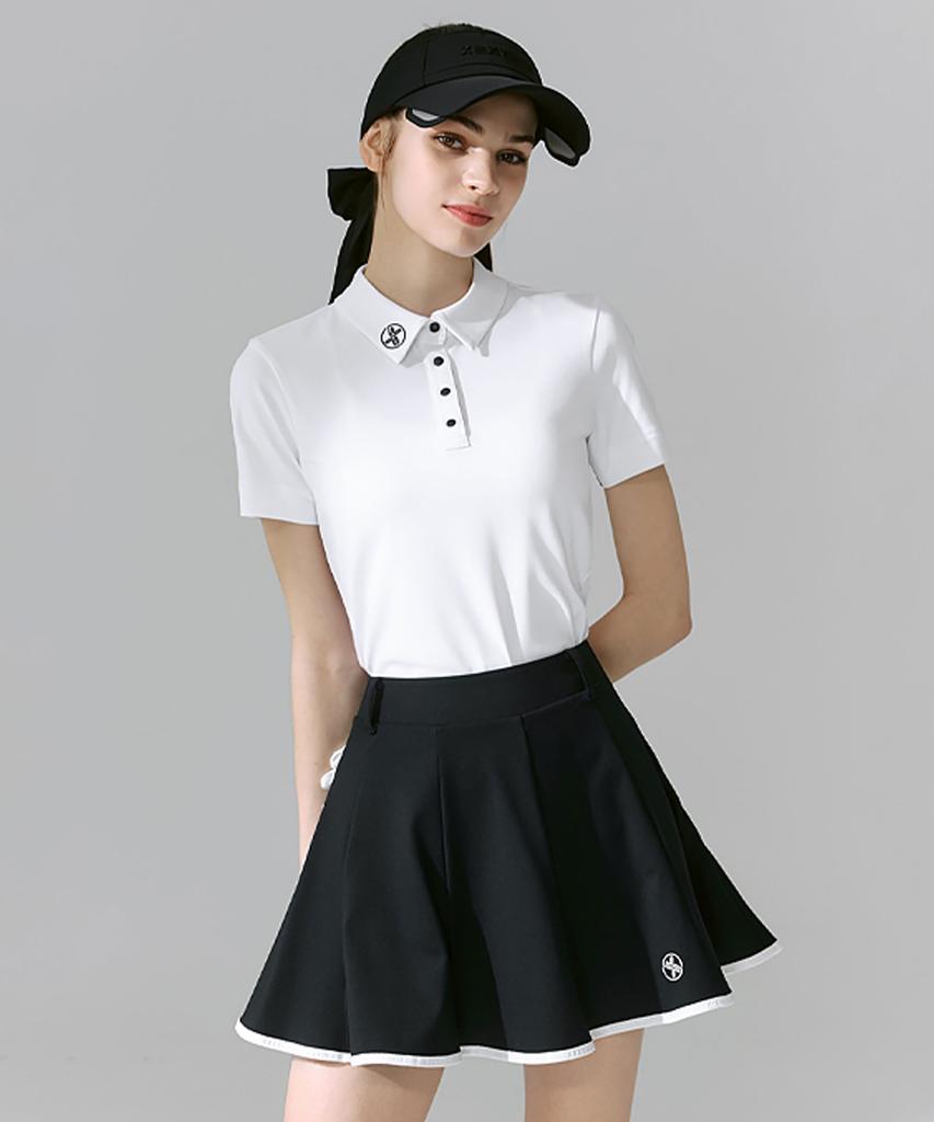 XEXYMIX Contrast Line Flare Full Skirt Xfk2Rk1203