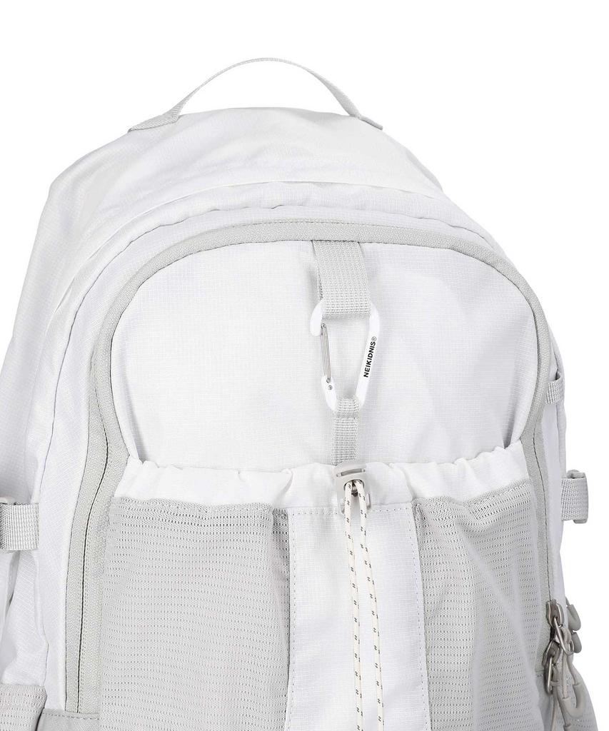 Neikidnis Carabiner Mesh Backpack Ripstop White