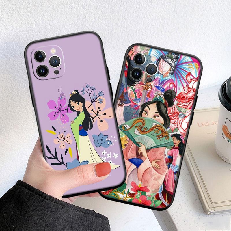 CJ89 Prinzessin Mulan Soft Shell Handyhülle für Samsung Galaxy Note 10 20 S23 S24 S25 Ultra FE Plus Edge Lite A02S A35 A07 A17