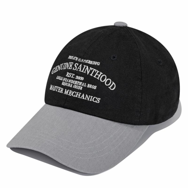SAINTPAIN SP G.SAINTHOOD BALL CAP-BLACK