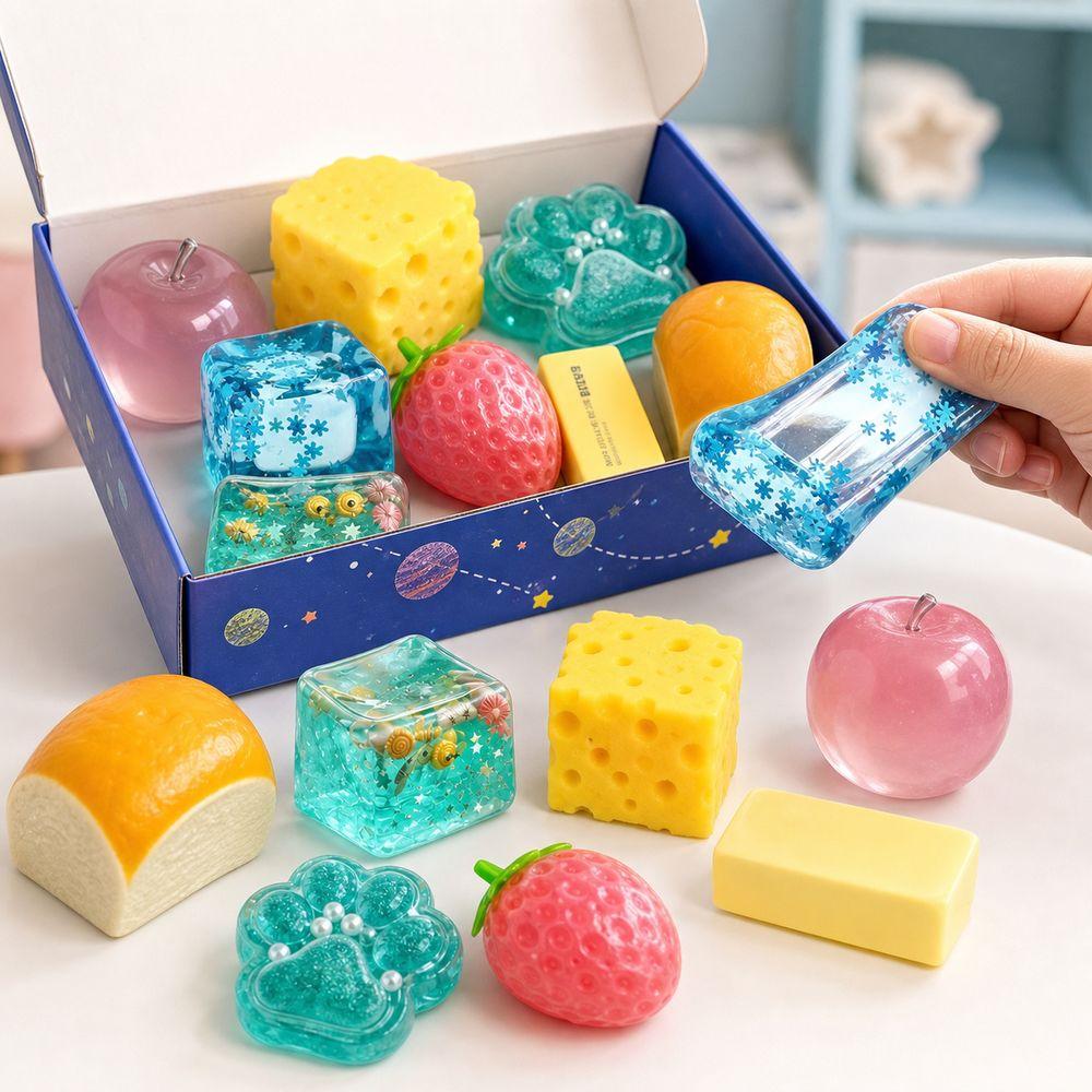 Soft And Stretchy Squishy Sensory Toys Random Shapes Stretchy Fidget Toys Desk Play