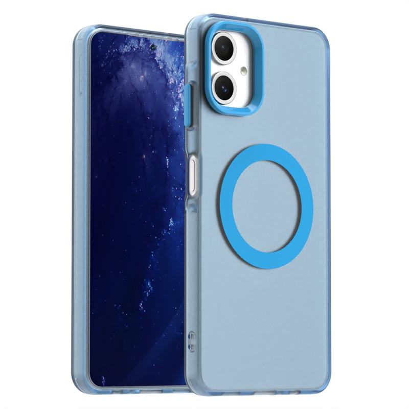 For Samsung Galaxy A06 4G Case For Samsung A06 4G Cover 6.7 Inch Translucent Candy Color Matte Magnetic Shockproof Bumper