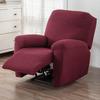 4Pcs/Set Water Repellent Recliner Sofa Cover Polar Fleece Single Relax Armchair Case Elastic Chair Slipcover Furniture Protector