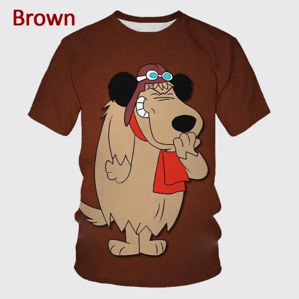 Moda Estiva Personaggio dei Cartoni Animati Stampa 3D T-shirt a Maniche Corte da Uomo Hip-hop Unisex Casual Girocollo T-shirt Top Streetwear
