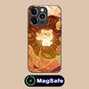 Game GI Xiangling Glass MagSafe Mobile Phone Case for iPhone 17 16 15 14 13 12 11 Air Pro Max Plus Mini Colorful Cover