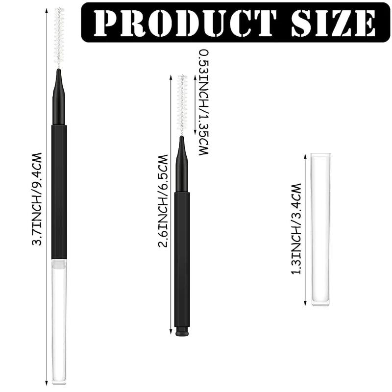 5/10/50PCS Mini Eyebrow Brush Brow Perm Brush Disposable Brow Lifting Brushes Bendable Micro Eyelash Brush Applicators Tools