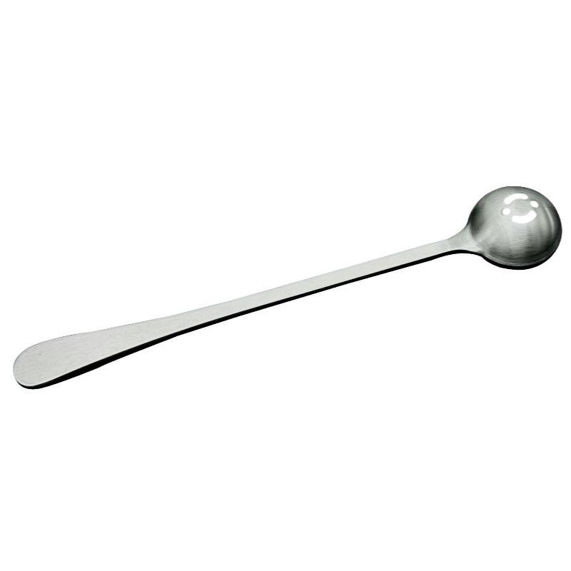Stainless Steel Olive Strainer Spoon with Drain Hole Olive Scoop Jam Slotted Spoon Long Handle Pickle Spoons Meatball