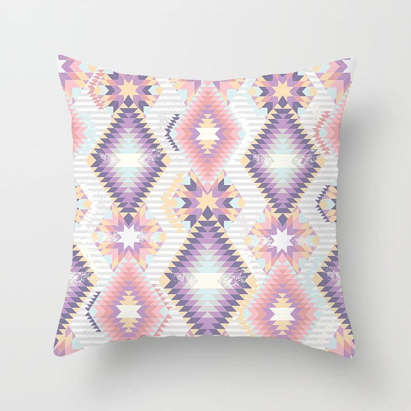 Luxury Home Decor Cushion Cover Office Sofa Cushion Cover Simple Fireworks Geometric Pattern Pillow Cover