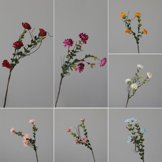 Artificial Flower UV Resistant Realistic Fake Silk Flower Home Office Wedding Party Indoor Outdoor Garden Faux Flower Decoration