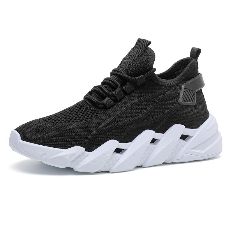 Fashion Spring Summer White Sneakers for Women Breathable Knitted Sneakers Mesh Casual Sports Shoes Woman Comfort Walking Shoes Female