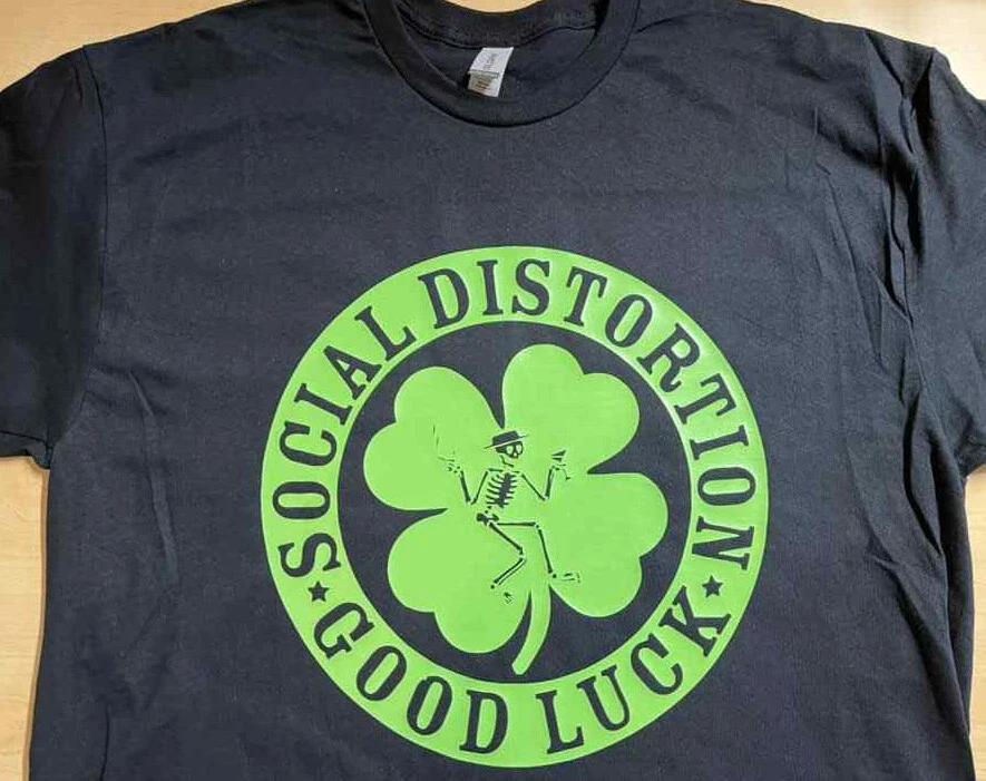 SOCIAL DISTORTION GreenClover олдскульный панк Трэш Панк рок группа Футболка XS