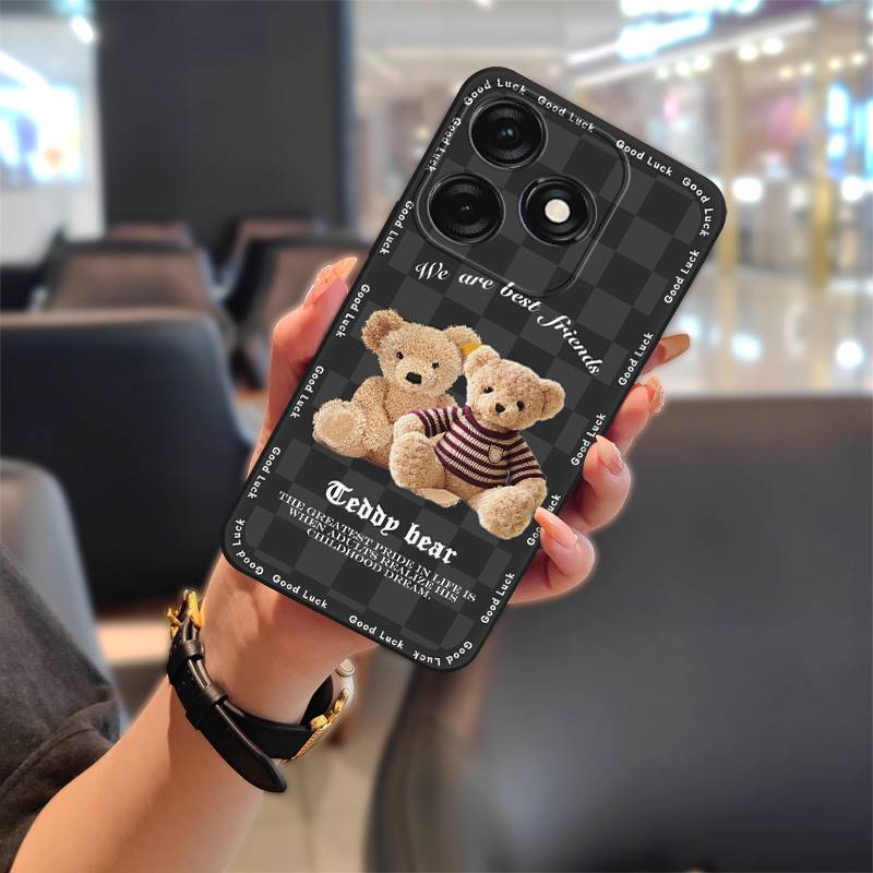Anti-knock Fashion Design Phone Case For Tecno Spark10C/K15Q Graffiti Silicone Dirt-resistant Cute Full Wrap Protective