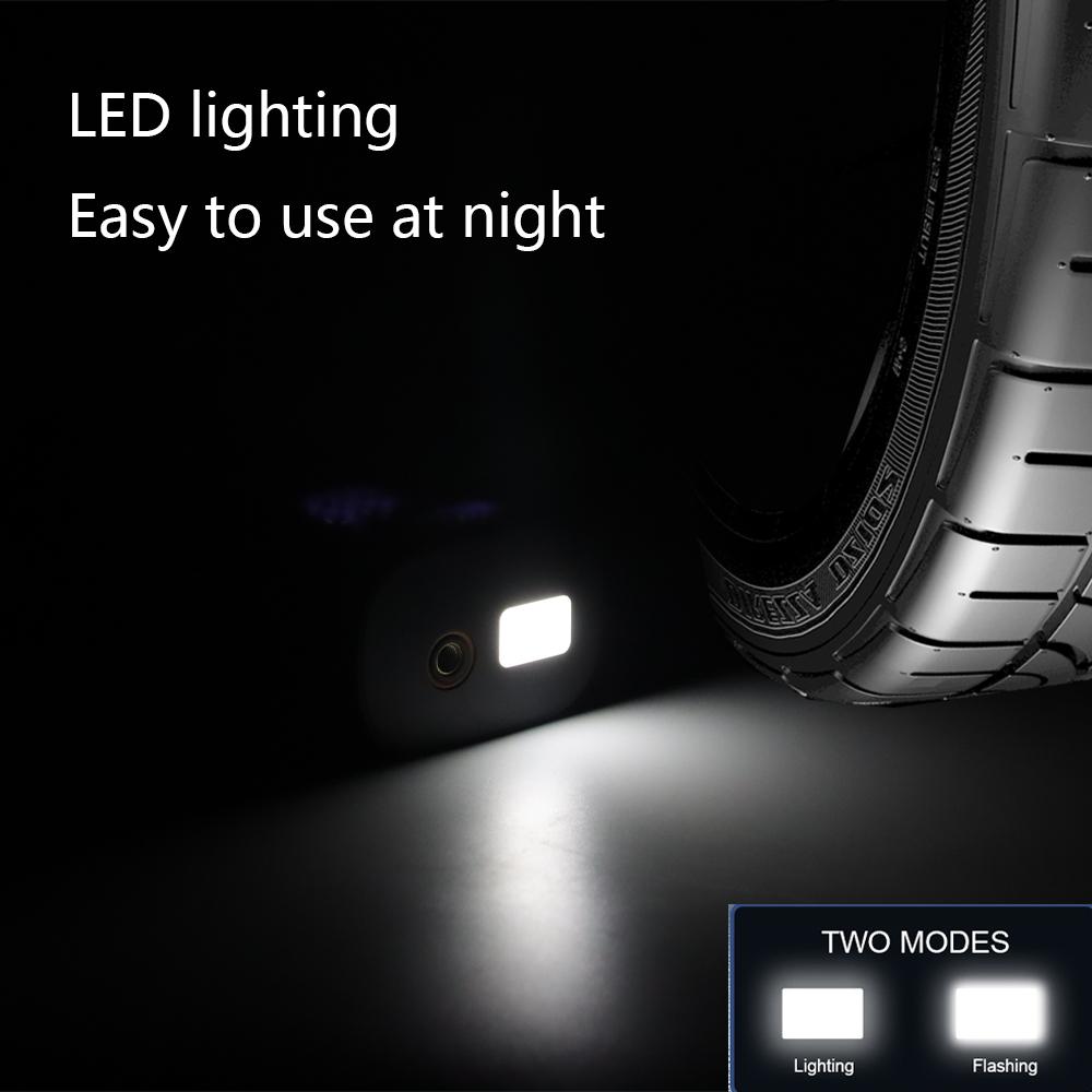 Electrical Air Pump Mini Car Air Compressor with LED Lamp Power Bank Function Wireless Tire Inflatable Pump Inflator