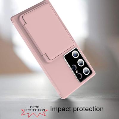 Suitable for Samsung S24 Ultra Mobile Phone Case New Anti Fall S24 Protective Case Card Case Mirror S24plus Case