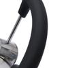 Stainless Steel Boat Steering Wheel with Black Polyurethane Foam 5-Spoke Non-Slip Anti-Sweat Marine Accessories