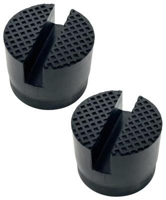 HTharros Jack Pad, Universal Rubber, Hydraulic, Garage Jack, Rubber Pad, Frame Rail, Protection, Slip Prevention, Diameter 2 In (50 Mm)