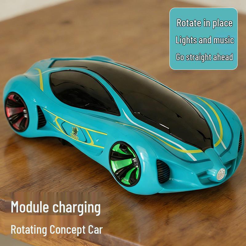 Electric Omni-directional Drift Sports Car: Rechargeable, Rotating, with Music & Lights Upgraded Rechargeable Module
