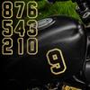 1pc Gold Motocycle Number 0-9 Sticker for DIY Fuel Tank Helmet Fairing Rear Fender Car Trunk Scooter Body Durable Vinyl Decals