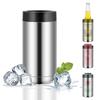 Wine Bottle Refrigerator New Beer Bottle Cooler Stainless Steel Can Wall Vacuum Insulated Coke Refrigerator Can Bar Accessories