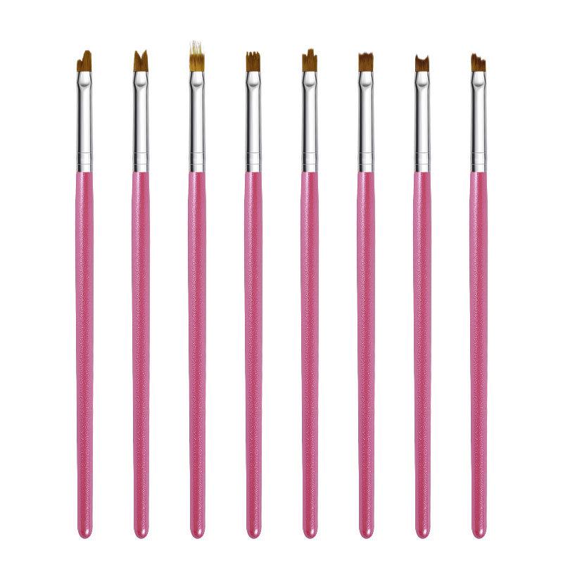 Nail Brushes Set Professional Nail Supplies For Acrylic UV Gel Drawing Dotting Manicure Nail Art Design Tools Makeup Accessorie