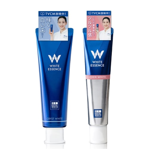 

White Essence Toothpaste Set: Whitening, Periodontal Disease, Bad Breath Care, Teeth Whitening (1 Crist White + 1 Shell White)