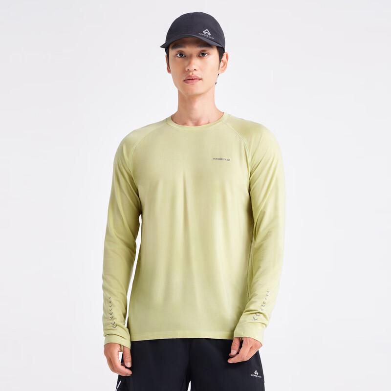 TRLUZ Men's Merino Wool Blend Long Sleeve T-Shirt