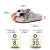 Fashion Retro Doll Accessories Bag Head Half Slippers Women's Summer Design Sense Mesh Casual Versatile Flat Bottom Slippers Tide