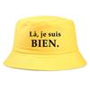 Frankreich Print BIEN Bob Wendbare Fischerhüte Herren Damen Baumwolle Outdoor Kappen Fischerhut Mädchen Junge Chapeau Bob Hüte