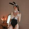 Sexy Lingerie Sexy Low-cut Bunny Uniform Seduction Open Crotch Free One-piece Rabbit Set 835