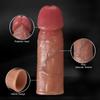 Extensor moale din silicon pentru penis Mai gros Mai lung Întârzie ejacularea Jucărie intimă pentru cupluri