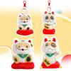 Spot Snake Plush Toy Keychain Chinese New Year Wealth Mascot Pendant Gift Doll