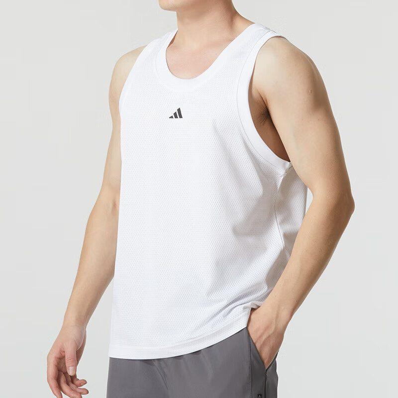Adidas BASKETBALL Tank Top Men's White IX8132