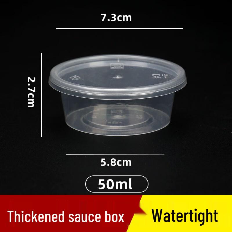 Disposable Takeout Sauce Containers