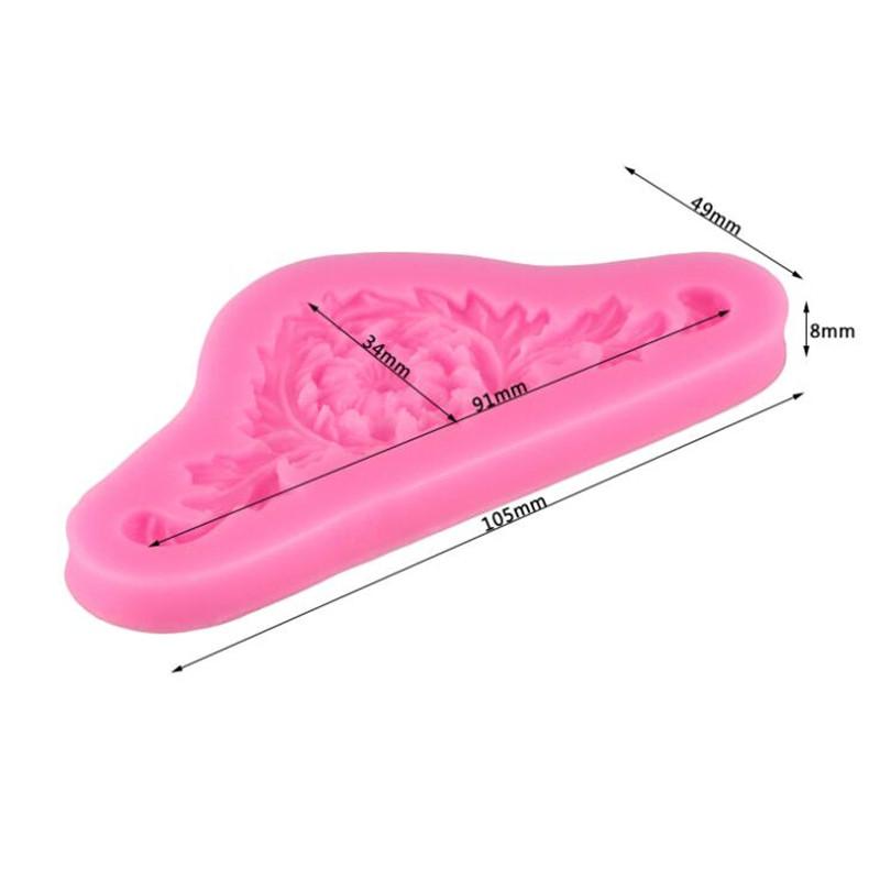 3D Baroque Crown DIY Sugarcraft Fondant Chocolate Silicone Cake Mold Vintage Relief Decorating Tools Kitchen Baking Pastry Decor