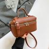 2025 New Korean Simple Portable Small Square Bag Fashion Temperament Messenger Women's Bag Beautiful Messenger Bag