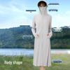 XIN SHENG XIANG Women's Ice Silk UV Protection Face Mask Hoodie