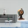 Abstract Globe Art Statue Modern Decorative Figurine Resin Sculpture Table Clock Collectible