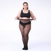 Plus Size T-Crotch Stockings - Thick & Slimming Style for Spring/Fall