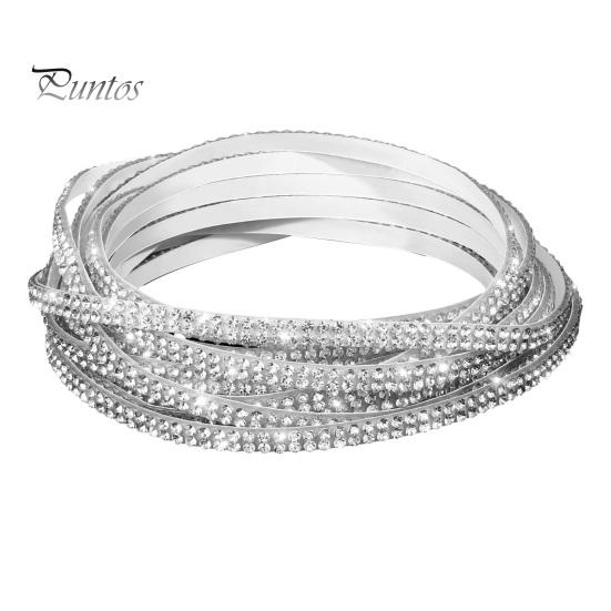 

1 рулон, блестящие самоклеящиеся полосы со стразами для интерьера автомобиля, наружная декоративная полоса, аксессуары для ювелирных изделий своими руками белый